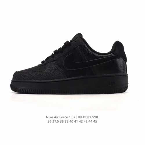 耐克 Nike Air Force 1 '07 Low 空军一号含气垫 小白鞋 2025年新款 低帮百搭厚底增高休闲运动板鞋。柔软、弹性十足的缓震性能和出色的中