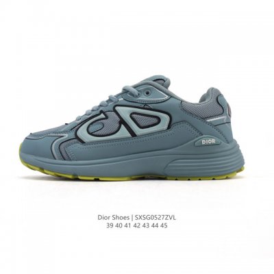 dior 迪奥 高奢品牌 彰显高级气质 Dior 运动鞋低帮系列复古休闲鞋时尚慢跑鞋厚底老爹鞋圆头系带 运动跑鞋 生活休闲鞋 男款 时髦单品 时尚百搭 复古老爹
