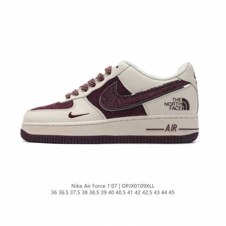 公司级 Af1耐克 Nike Air Force 1 ‘07 Low 空军一号 北面 北脸联名 2025年 新年鞋子 厚底增高百搭运动板鞋 原楦头原纸板 打造纯 - 点击图像关闭