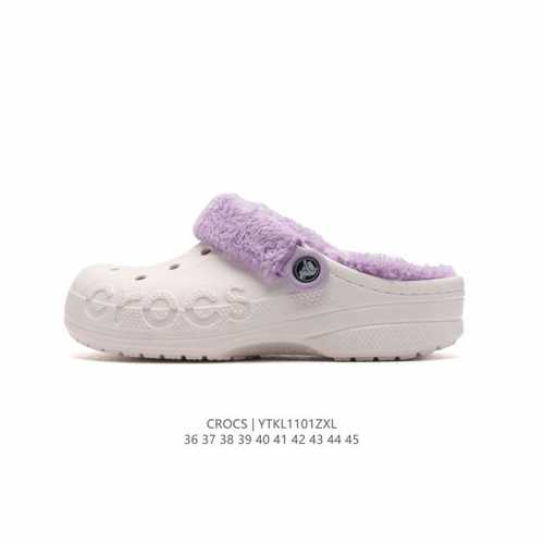 公司级 Crocs 沙滩洞洞鞋 男女休闲厚底增高凉拖鞋 卡骆驰杨幂同款 厚底增高凸显大长腿沙滩鞋 选择尺码时 建议选大一码 脚感更舒适 这款没有鞋盒 类型：男女