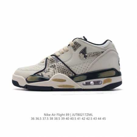 公司级 超酷Nike Air Flight 89气垫鞋Aj4简版低帮 兄弟款篮球鞋男女运动鞋。Air Jordan 4 的 “孪生兄弟” Nike Air Fl - 点击图像关闭