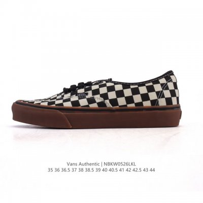 Vans万斯范斯官方 Authentic 经典复古休闲运动板鞋潮鞋 高端支线原始硫化工艺 艺术来源于生活成为了Vans美学的个性潮流标志 代表着光和希望 让你变