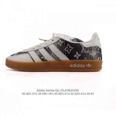 公司级 阿迪达斯 德训鞋 Adidas Originals Samba Og Shoes 经典运动鞋小白鞋 T头鞋 男女鞋 路易威登联名 彰显休闲摩登风情的时尚