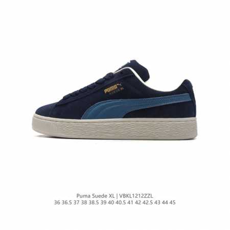 彪马puma Suede Xl 低帮复古轻便透气防滑减震休闲鞋 厚底增高运动板鞋 类型：男女鞋 尺码: 36-45含半码 货号：39197-01 编码：Vbkl - 点击图像关闭