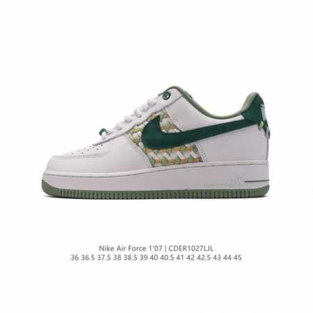特价 耐克 Nike Air Force 1 '07 Low 空军一号含气垫 低帮百搭厚底增高休闲运动板鞋。柔软、弹性十足的缓震性能和出色的中底设计，横跨复古与 - 点击图像关闭