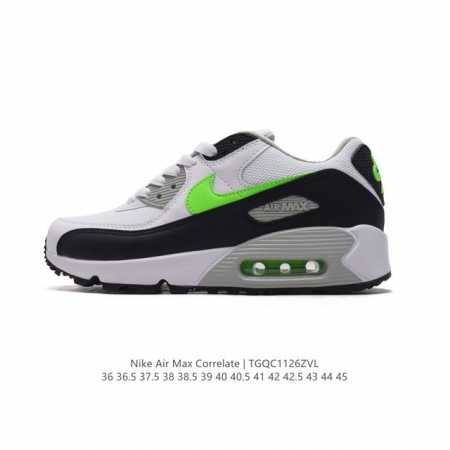 耐克 Nike Air Max Correlate 气垫缓震耐磨运动鞋时尚潮流休闲透气跑步鞋，选用网眼鞋面，脚感舒适透气。鞋舌、鞋侧及后跟处饰有品牌标识，简约大 - 点击图像关闭
