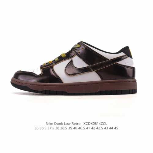 耐克 Nike Dunk Low Retro 运动鞋复古板鞋。作为 80 年代经典篮球鞋款，起初专为硬木球场打造，后来成为席卷街头的时尚标杆，现以经典细节和复古