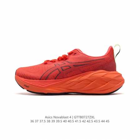 Asics 亚瑟士novablast4男女士运动跑步鞋 厚底增高老爹鞋 缓震回弹透气耐磨跑鞋 一鞋一科技：Novablast 4，跑鞋中底同时实现厚软轻弹。主要 - 点击图像关闭