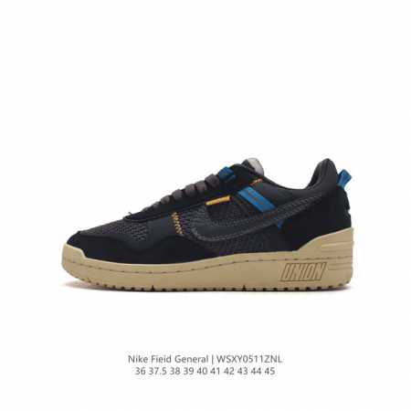 耐克 Union X Nike Field General 全新鞋款 男女款运动板鞋。Nike Field General 鞋型诞生于 1982 年，最初为足球 - 点击图像关闭