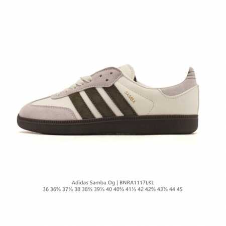 阿迪达斯 德训鞋 Adidas Originals Samba Og Shoes 经典运动鞋小白鞋 T头鞋 男女鞋 彰显休闲摩登风情的时尚经典鞋。它诞生于50年 - 点击图像关闭