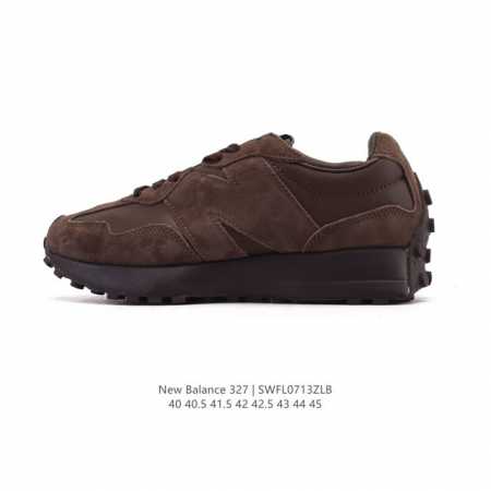 真标 Nb 新百伦 New Balance 327系列复古休闲运动慢跑鞋时尚男女运动鞋 以更纯粹的复古风格设计打造的全新造型 侧身还以解构设计，将 N 字标志以 - 点击图像关闭