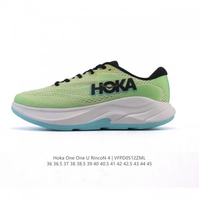 新品公司级 Hoka One One 春夏林康4公路跑步鞋Rincon 4轻量透气防滑运动老爹鞋 Hoka Rincon 4 跑鞋林康4代跑鞋，鞋身轻盈，鞋面透