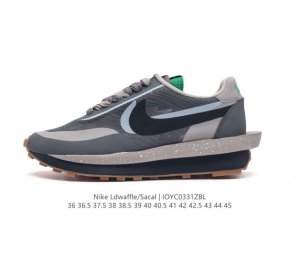 耐克 Nike 耐克双勾swoosh跑鞋 厚底增高运动鞋 Sacai X Nike Ldwaffle 慢跑鞋 Sacai 将 Nike 经典鞋款 Waffle
