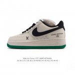 公司级 Af1耐克 Nike Air Force 1 ‘07 Low 空军一号 小白鞋 厚底增高百搭运动板鞋 路易威登联名 原楦头原纸板 打造纯正空军版型，专注