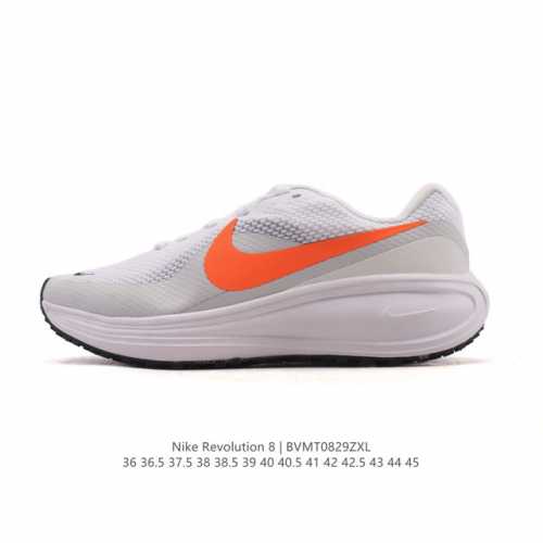 新品 耐克Nike 新款跑步鞋缓震 Revolution 8 运动鞋男女款老爹鞋子2025夏季新款户外运动鞋跑步健身训练网面透气休闲鞋 Hj9198-401 革