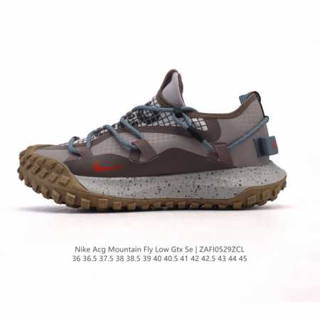 耐克 Nike Acg Mountain Fly Low Gtx Se 男女子运动鞋户外登山徒步鞋。采用匠心设计，打造耐穿迅疾风格，让你在沙漠、峡谷和深山中探险 - 点击图像关闭