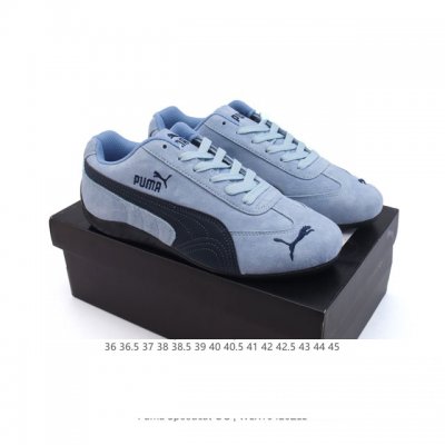 puma Speedca Og 彪马极速赛车系列低帮德训风拼接复古百搭休闲运动赛车鞋 鞋款从80、90年代赛车手所穿的防火赛车鞋为原型，鞋身线条模仿了赛车的流线