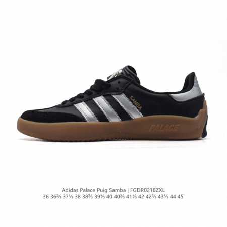 Adidas 阿迪达斯 Palace Puig Samba 三叶草系列慢跑鞋 低帮运动板鞋休闲百搭运动鞋阿迪达德训鞋，Adidassambapuigxpalac - 点击图像关闭