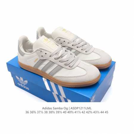 头层福利 阿迪达斯 德训鞋 Adidas Originals Samba Og Shoes 经典运动鞋小白鞋 T头鞋 男女板鞋 彰显休闲摩登风情的时尚经典鞋。它 - 点击图像关闭