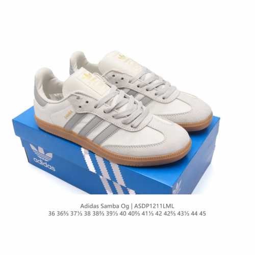 头层福利 阿迪达斯 德训鞋 Adidas Originals Samba Og Shoes 经典运动鞋小白鞋 T头鞋 男女板鞋 彰显休闲摩登风情的时尚经典鞋。它