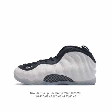 耐克nike Air Foamposite One 时尚运动鞋潮篮球鞋，是一双内场的后卫战靴，97年1月份首期发行，使用foamposite一次成型的喷塑鞋面， - 点击图像关闭