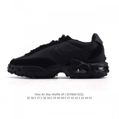 耐克 Nike Air Max Waffle Sp Action Green 休闲跑步鞋 气垫缓震运动鞋华夫饼Sp发售！Fv6946-301这款鞋款融合了Air