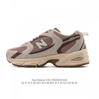 真标 新百伦 Nb530 New Balance 530 复跑古鞋 厚底增高老爹鞋 缓震运动慢跑鞋。Nb530这鞋双确实是Nb家经复典古款式之一，以全科新技诠释