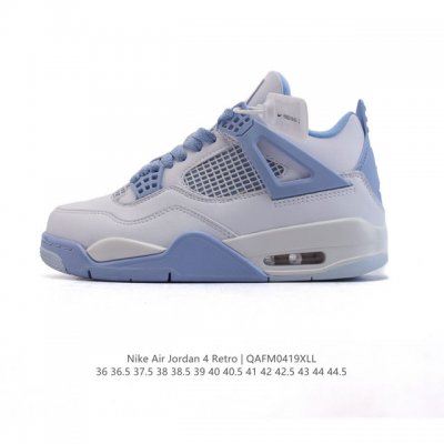 公司级 真标 耐克 Nike Air Jordan 4 Retro Og迈克尔 乔丹Aj4代乔4 中帮复古休闲运动文化篮球鞋。秉承轻量化的速度型篮球鞋设计思想完