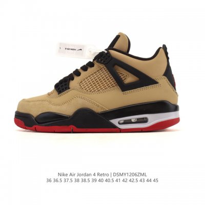 公司级 耐克 Nike Air Jordan 4 Retro Og迈克尔 乔丹Aj4代乔4 低帮复古休闲运动文化篮球鞋。秉承轻量化的速度型篮球鞋设计思想完成设计