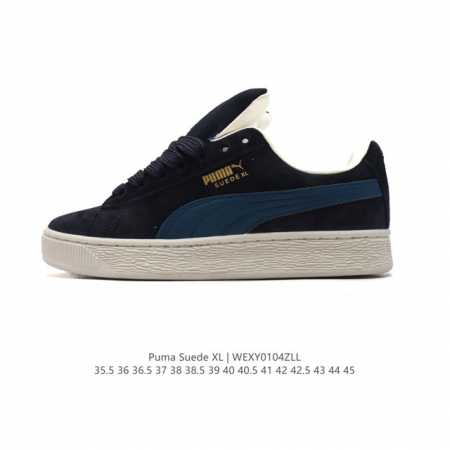高品质 彪马 Puma 休闲板鞋 Suede Xl系列经典翻毛皮厚底防滑耐磨舒适透气运动鞋 新年穿有型 时尚 穿搭 球鞋 穿搭 时尚 潮流 面包鞋 Puma - 点击图像关闭