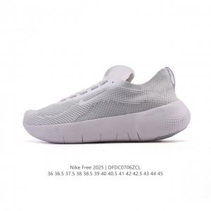 新品 耐克 Nike Free 2025 男女子跑步训练鞋 Hf1078-002 Free 2025 公路运动跑步鞋，采用 Flyknit 飞织材料，助你在运动