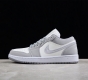 Air Jordan 1 Low Light Steel Grey AJ1 乔1白灰色 低帮文化篮球鞋 DV0426-012 尺码 35.5 36 36.5