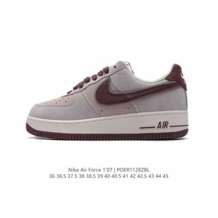 耐克 Nike Air Force 1 '07 Low 空军一号含气垫 小白鞋 低帮百搭厚底增高休闲运动板鞋。柔软、弹性十足的缓震性能和出色的中底设计，横跨复古 - 点击图像关闭