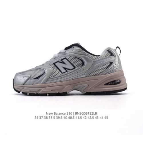 真标 新百伦 Nb530 New Balance 530 复跑古鞋 厚底增高老爹鞋 缓震运动慢跑鞋。Nb530这鞋双确实是Nb家经复典古款式之一，以全科新技诠释