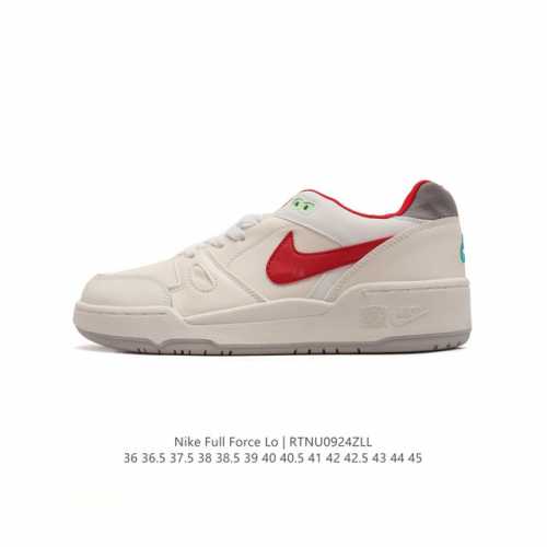 耐克 Nike 全新鞋型 来了！Nike Full Force Low 时尚复古运动板鞋，复古气质爆棚！近年来复古风的兴起，众多品牌纷纷推出自己的全新鞋款，势必