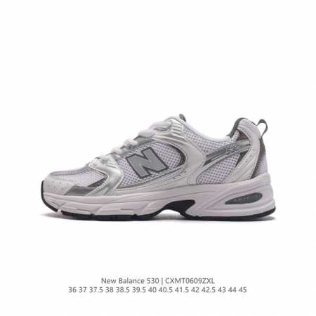 新百伦 Nb530 New Balance 530 复跑古鞋nb530这鞋双确实是nb家经复典古款式之一，以全科新技诠释，成打功造530鞋款。鞋面保在持530基 - 点击图像关闭