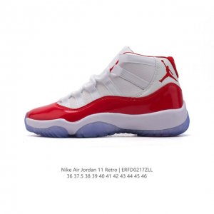 耐克乔丹11代 Nike Air Jordan 11 Retro 中帮复刻男女士运动鞋 Aj11代经典设计，深受球员与球迷喜爱。Jordan 乔丹 采用漆皮牛培
