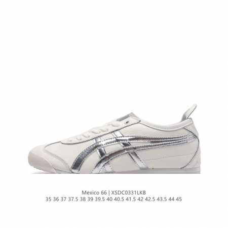 头层皮 Asics 亚瑟士 男女鞋真标半码制 日产经典老牌-鬼塚虎 Onitsuka Tiger Mexico 66经典墨西哥系列复古经典百搭板鞋休闲运动鞋慢跑 - 点击图像关闭