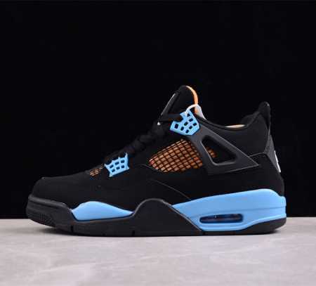 Air Jordan 4 Retro 黑蓝 Aj4乔4 男子文化篮球鞋 货号 Aq9129-003 正确鞋型 进口头层皮料 高清洁度 立体高频 四线中底拉帮 网 - 点击图像关闭
