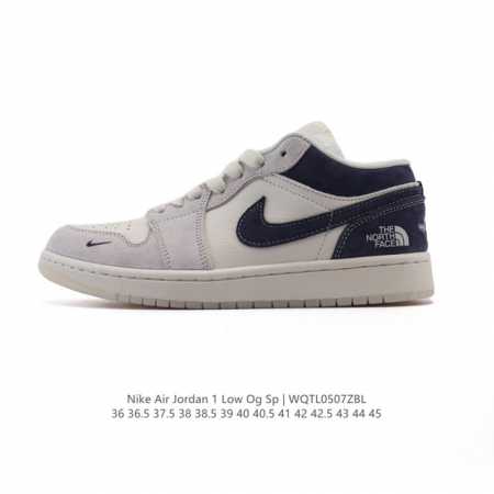 公司级 耐克 乔丹Air Jordan 1 Low Aj1 乔1 乔丹1代Aj1 低帮复古文化休闲运动篮球鞋。从1985 年面世的元年款汲取设计灵感，采用简洁大 - 点击图像关闭