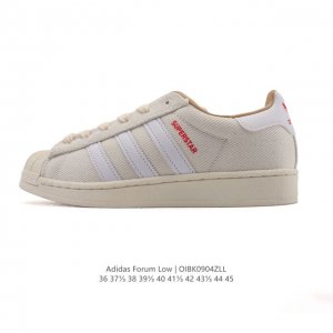 阿迪达斯 Adidas Superstar 2025年新款鞋子 经典贝壳头系列 新款休闲板鞋潮流男女士运动鞋 。鞋面帆布拼接材质 标志性的贝壳鞋头，简约的线条。