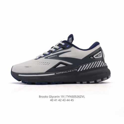 公司级 Brooks布鲁克斯 Glycerin 甘油19运动鞋 缓震慢跑鞋 老爹鞋 注入氮气之后的超凡缓震体验 穿过布鲁克斯的伙伴都知道 布鲁克斯的鞋面已经记不