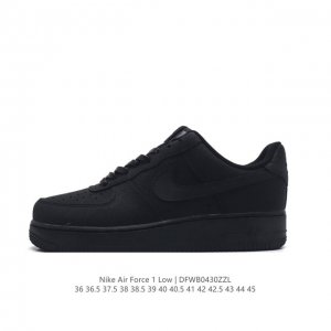 耐克 Nike Air Force 1 '07 Low 空军一号含气垫 低帮百搭厚底增高休闲运动板鞋。柔软、弹性十足的缓震性能和出色的中底设计，横跨复古与现代的