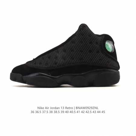 公司级 耐克 Nike Air Jordan 13 Retro 高帮 Aj13 乔丹13代 乔丹篮球鞋系列运动鞋 Airjordan 13以黑豹的风格制成，从猫 - 点击图像关闭