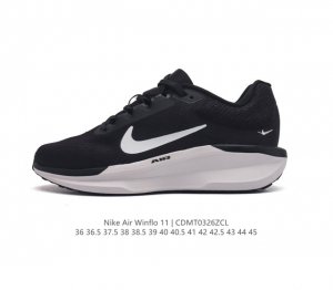 耐克 Nike 2024新款zoom Winflo 11运动休闲轻便缓震气垫跑步鞋公路跑步鞋 飞线贾卡轻质透气休闲运动鞋 无论你是习惯每周畅跑的经验跑者 还是希