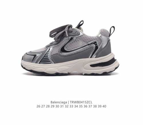 亲子鞋 潮奢 巴黎世家 Balenciaga 厚底增高板鞋老爹鞋运动鞋，Balenciaga 最新爆款低帮系带休闲运动板鞋 专柜同步上架香港、美国、巴黎各大时尚