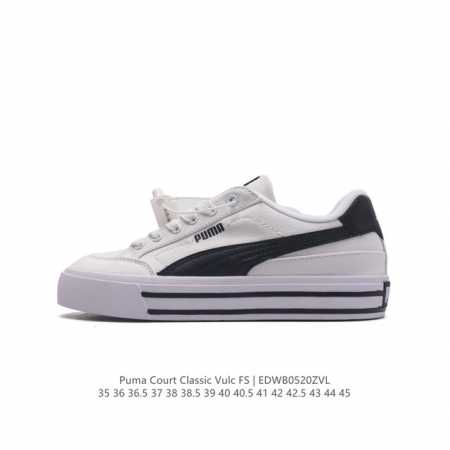 Puma 彪马正品 Court Low男女运动板鞋 新款男女同款情侣复古休闲鞋。封口类型: 系带式 鞋跟类型: 无鞋跟 鞋面材质:帆布 外底:橡胶底 鞋头部分采 - 点击图像关闭