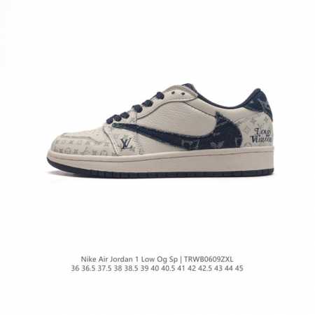 耐克 Nike Air Jordan 1 Low Og Sp Military Blue Aj1乔1 倒勾 路易威登联名 低帮篮球鞋 Aj1 乔丹1代 Aj1 - 点击图像关闭