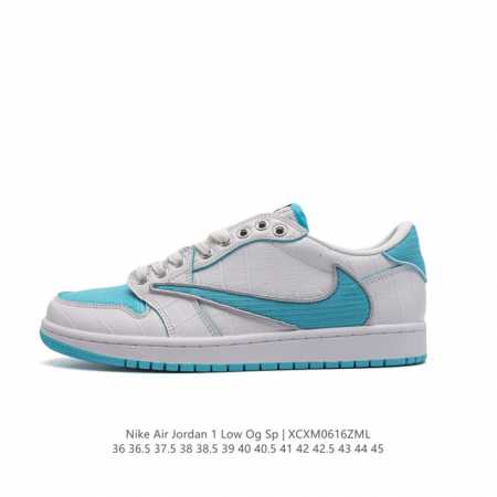 耐克 Nike Air Jordan 1 Low Og Sp Military Blue Aj1乔1 倒勾 低帮篮球鞋 Aj1 乔丹1代 Aj1 乔1 反向脚趾 - 点击图像关闭