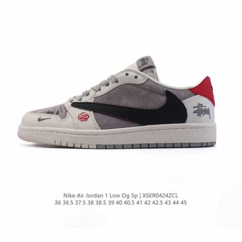 真标 耐克 Nike Air Jordan 1 Low Og Sp Military Blue Aj1乔1倒勾 2025年新款 蛇年新款 低帮篮球鞋 Aj1 乔